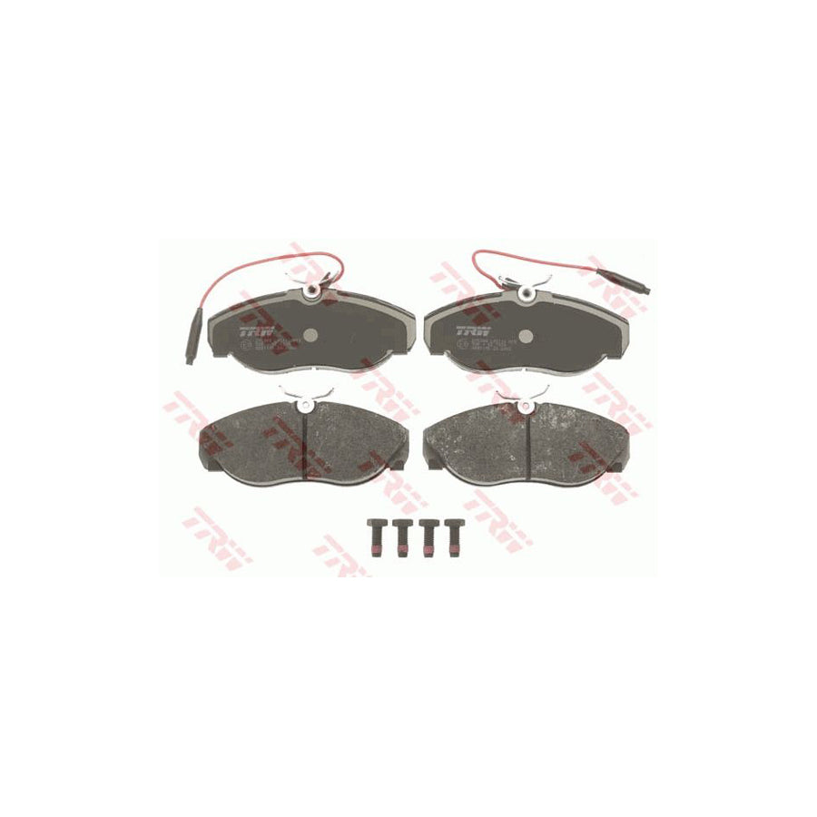 TRW Cotec Gdb1105 Brake Pad Set Incl Wear Warning Contact With Brake Caliper Screws With Accessories