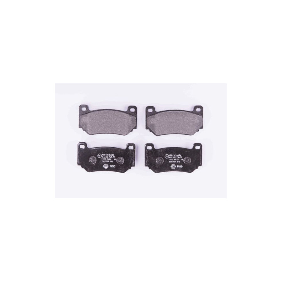 Hella 8DB 355 009 721 Brake Pad Set Not Prepared For Wear Indicator