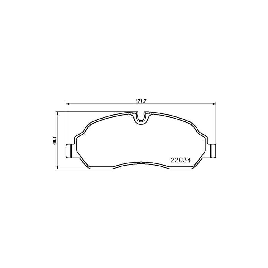 Hella 8DB 355 021 571 Brake Pad Set Incl Wear Warning Contact With Brake Caliper Screws With Accessories