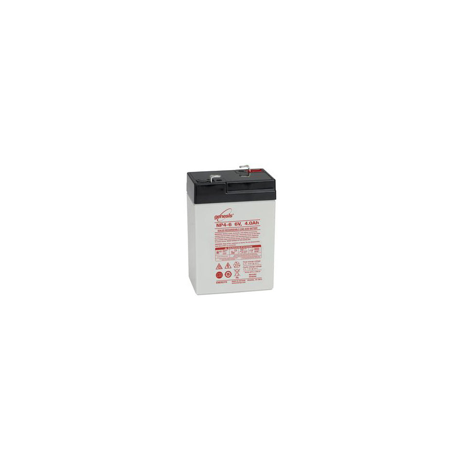 Enersys NP4-6 Genesis SLA Battery 6v 4Ah