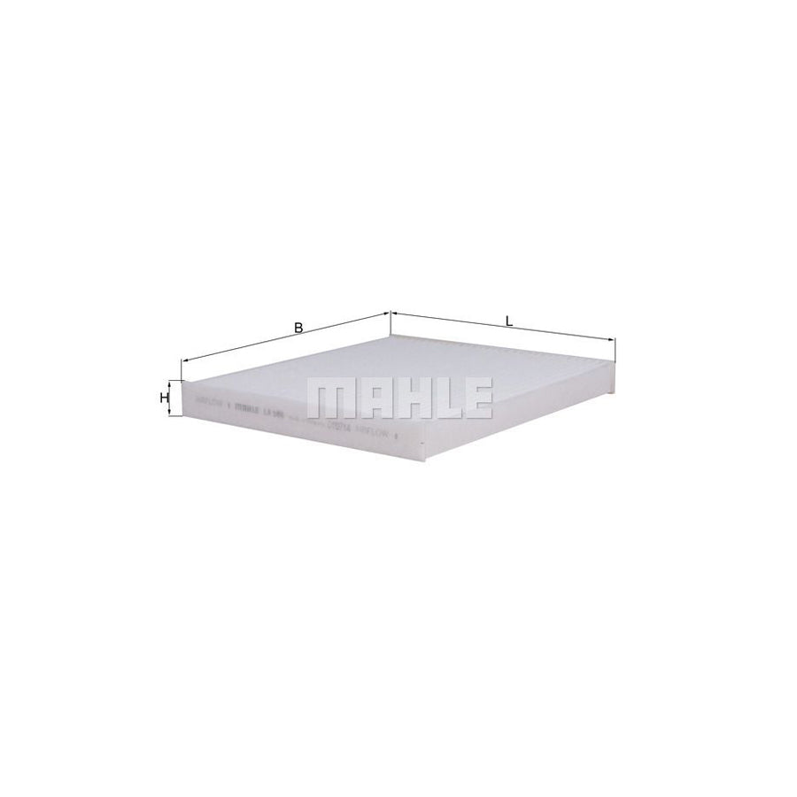 MAHLE ORIGINAL LA 586 Pollen filter Particulate Filter