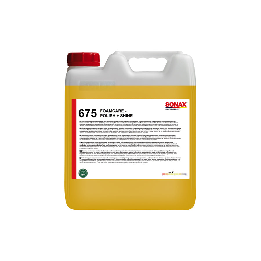 Sonax FoamCare - Polish+Shine 10L | ML Performance Car Care