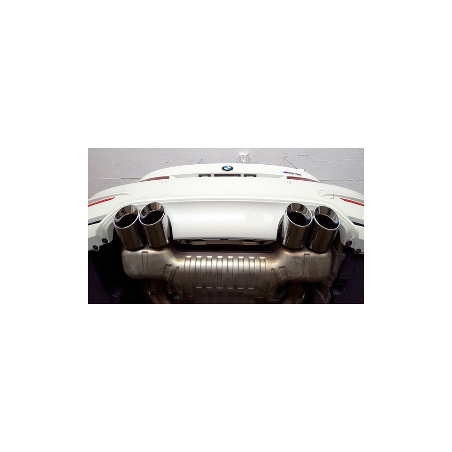 BMS BMW S55 FM 3.75" Set of 4 Slip-On Exhaust Tips (M3 & M4)