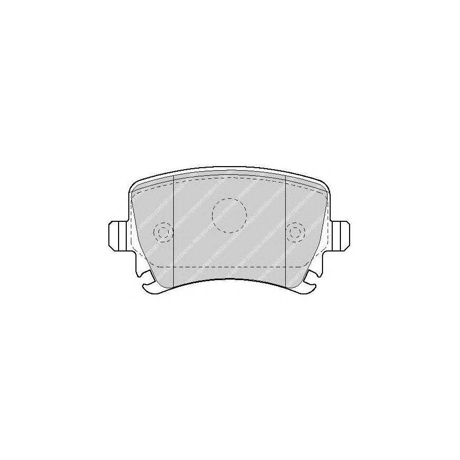 Ferodo Sl Fsl1095 Brake Pad Set With Acoustic Wear Warning