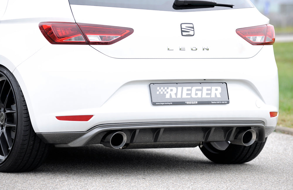 Rieger 00099274 SEAT 5F Leon Rear Diffuser