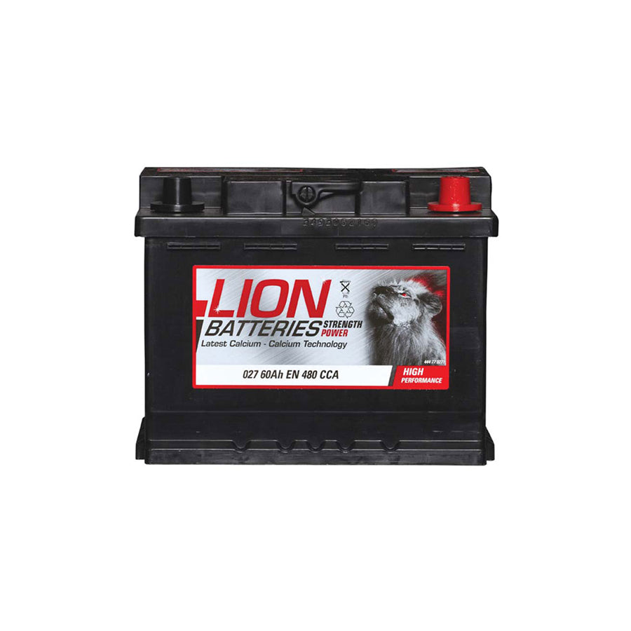 Lion 027 Car Battery - 3 Year Guarantee
