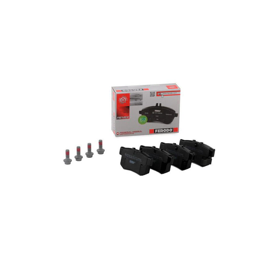 Ferodo Premier Eco Friction Fdb956 Brake Pad Set With Acoustic Wear Warning With Brake Caliper Screws With Accessories