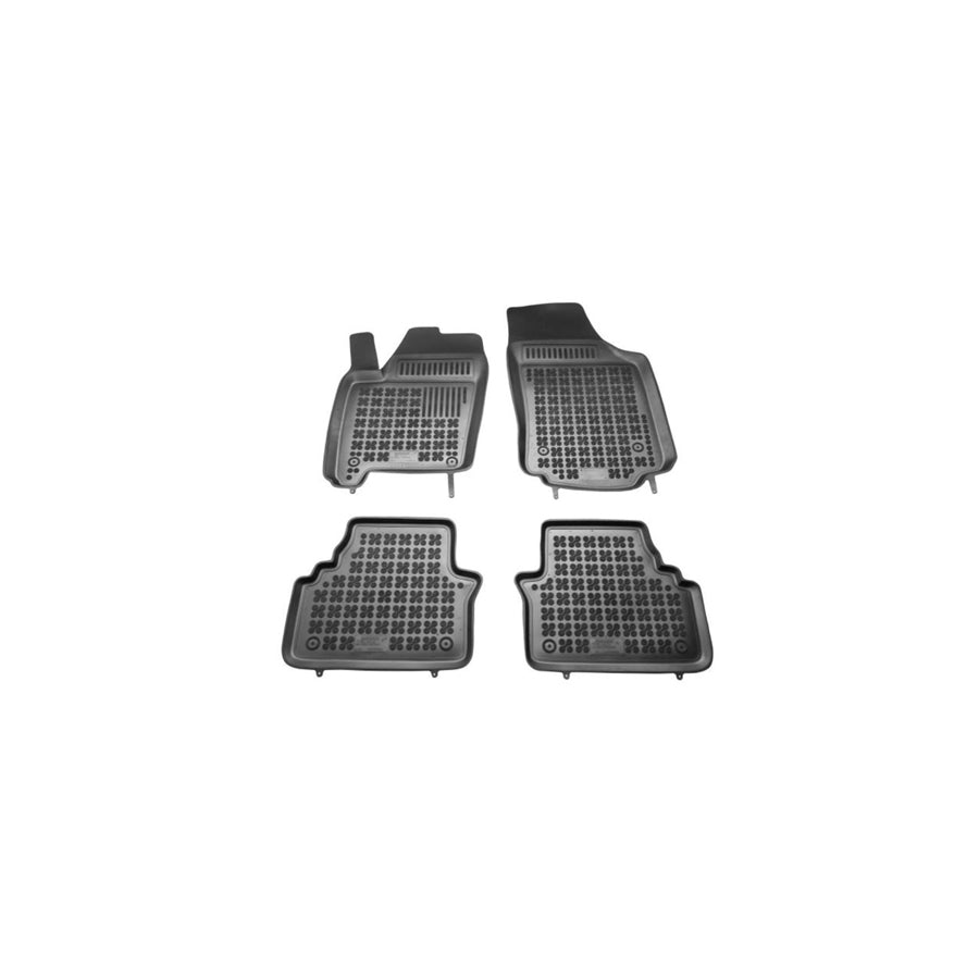 REZAW PLAST Tailored 200509 Floor mat set for OPEL Meriva A (X03) Elastomer, Front and Rear, Quantity: 4, Black