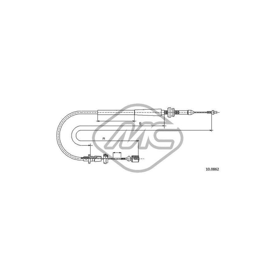 Metalcaucho 83824 Throttle Cable | Duco Car Parts UK Car Parts