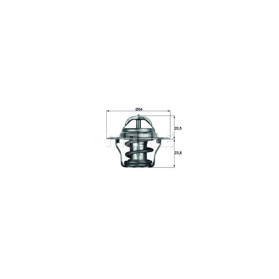 MAHLE ORIGINAL TX 14 80D Engine thermostat Opening Temperature: 80°C, with seal