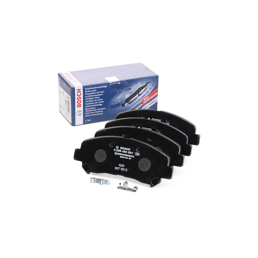 Bosch 0986494501 Brake Pad Set With Acoustic Wear Warning BP1420