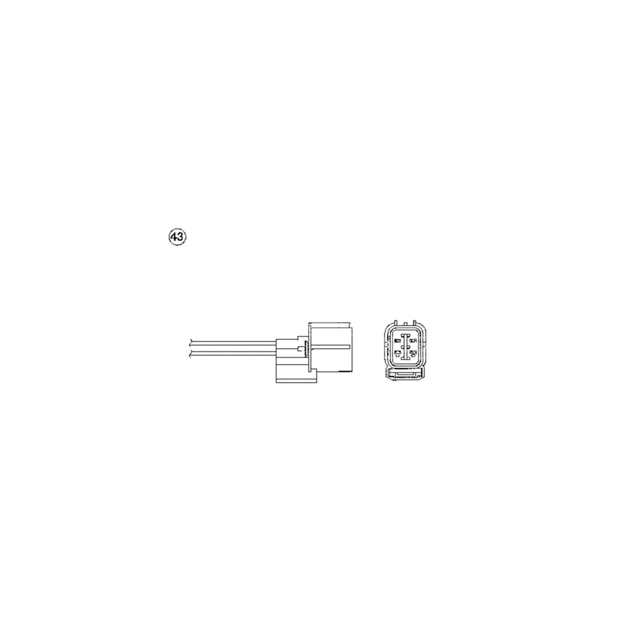 NTK Lambda Sensor / O2 Sensor (NGK 0137) - OZA333-H4