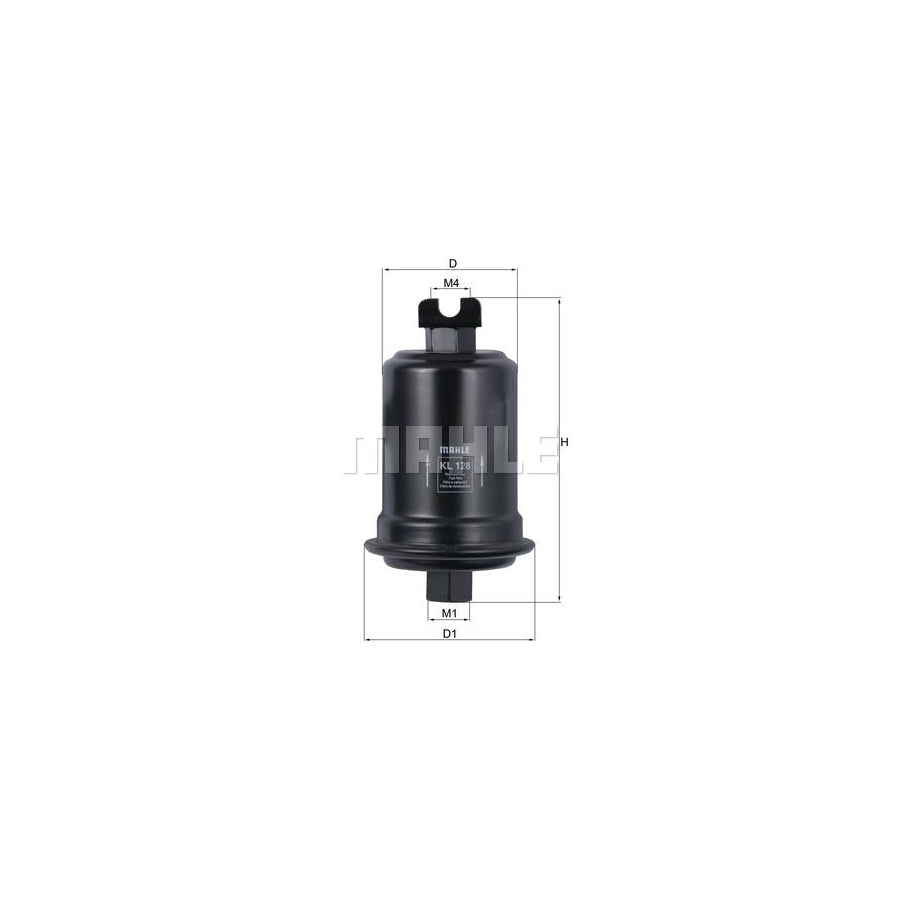 MAHLE ORIGINAL KL 128 Fuel filter In-Line Filter