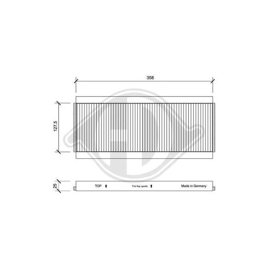 Diederichs Dci0059 Pollen Filter For Ford Transit | Duco Car Parts UK Car Parts