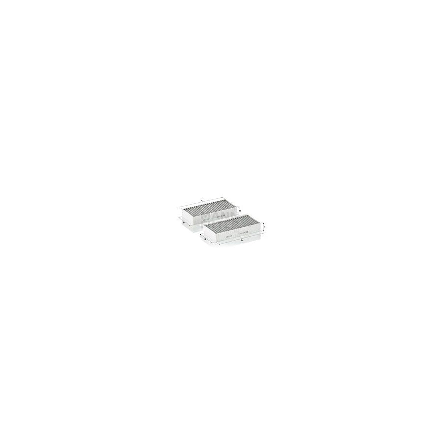 MANN-FILTER CUK 26 028-2 Pollen filter Activated Carbon Filter