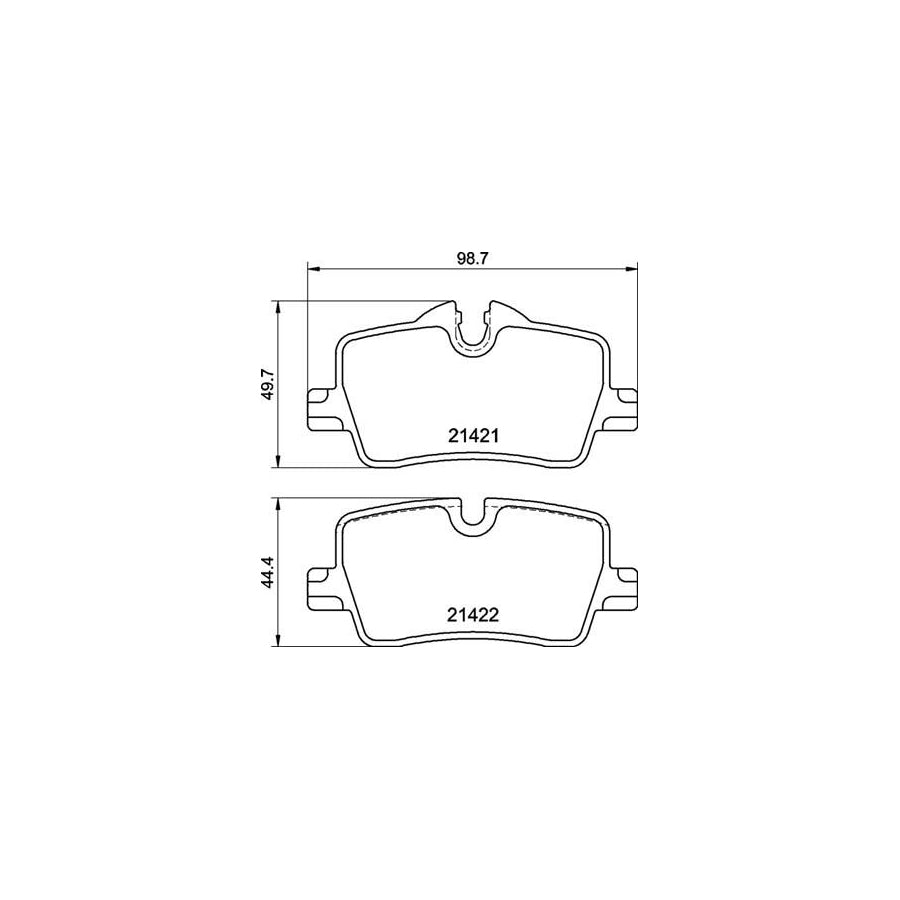 Brembo P 06 113 Brake Pad Set Prepared For Wear Indicator, With Anti-Squeak Plate, With Brake Caliper Screws