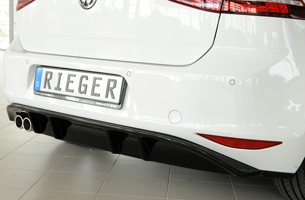 Rieger 00088028 VW Mk7 Golf GTD Rear Diffuser