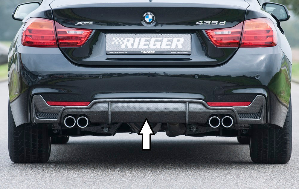 Rieger 00099269 BMW 4 Series F32 F33 F36 Rear Diffuser