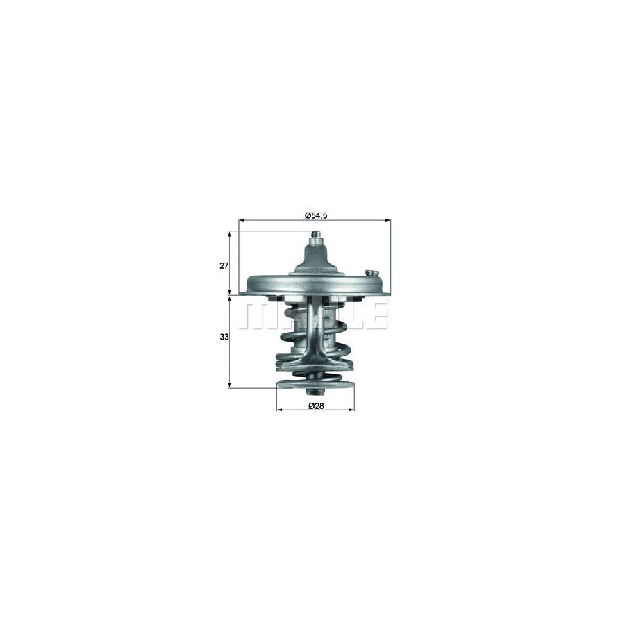 MAHLE ORIGINAL TX 78 83 Engine thermostat Opening Temperature: 83°C, without gasket / seal