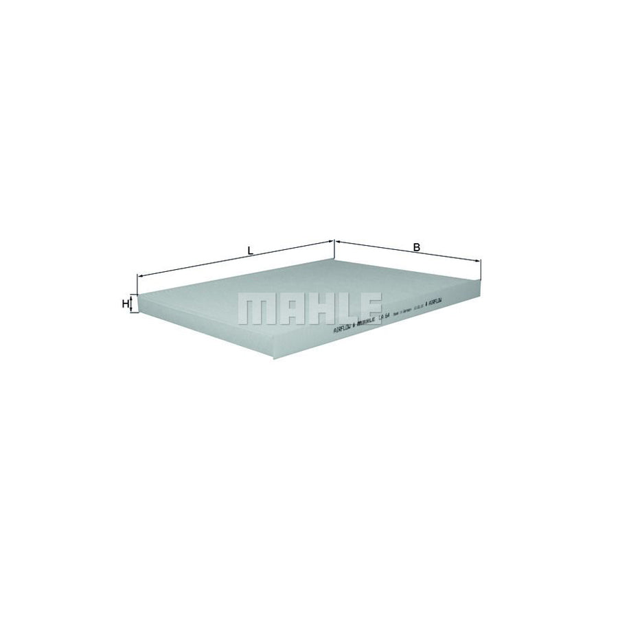 MAHLE ORIGINAL LA 64 Pollen filter Particulate Filter