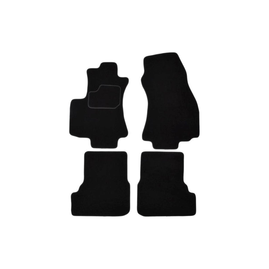 MAMMOOTH A041 OPL315 PRM 01 Floor mat set for OPEL Zafira A (T98) Textile, Front and Rear, Quantity: 4, Black
