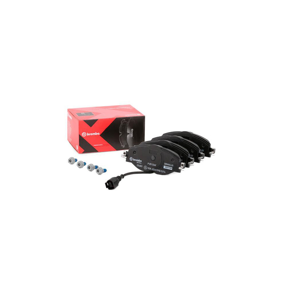 Brembo P 85 126X Brake Pad Set With Brake Caliper Screws
