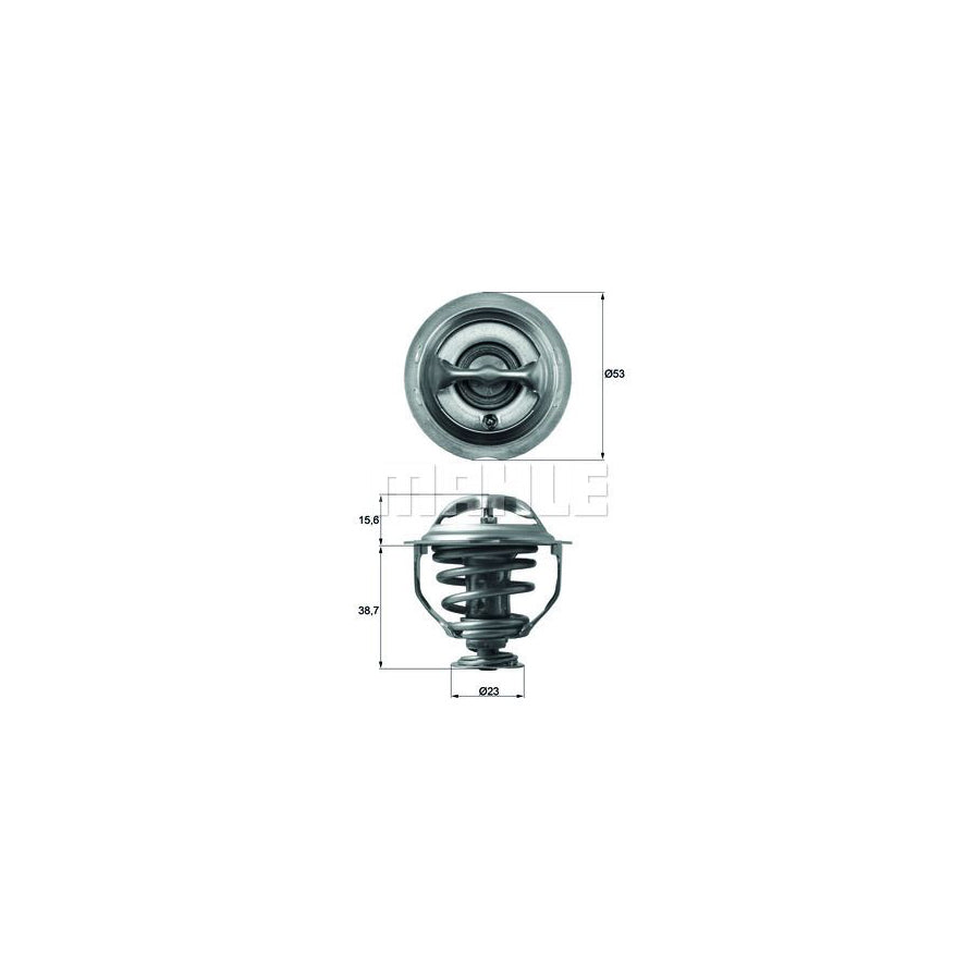 MAHLE ORIGINAL TX 117 95D Engine thermostat Opening Temperature: 95°C, with seal