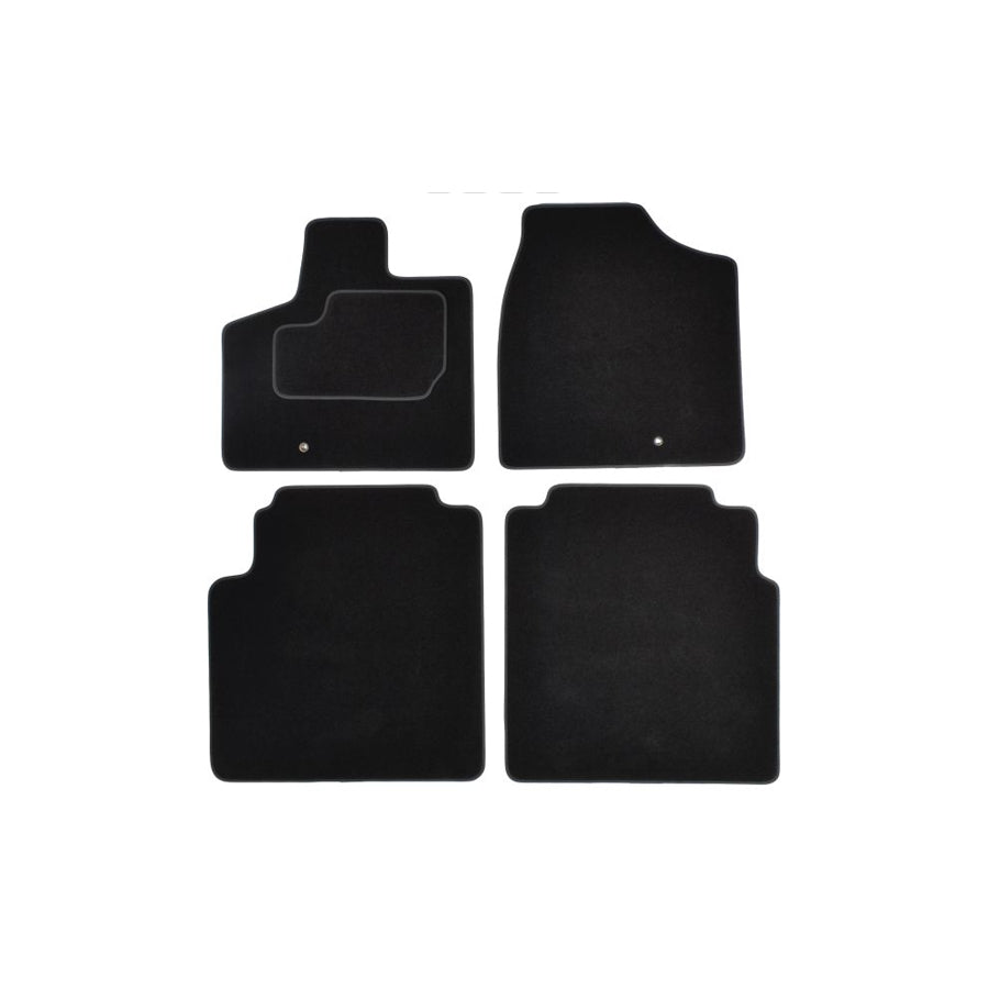 MAMMOOTH A041 LAN105 PRM 01 Floor mat set for LANCIA Voyager (404) Textile, Front and Rear, Quantity: 4, Black