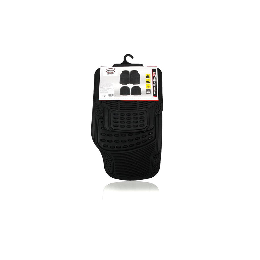 HEYNER Universal fit, ProtectionStar Pro 731100 Floor mat set Elastomer, Front and Rear, Quantity: 4, Black
