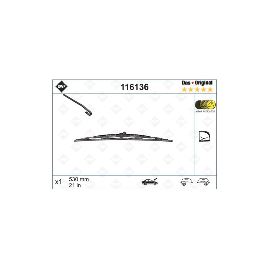 Swf Original 116136 Wiper Blade | Duco Car Parts UK Car Parts