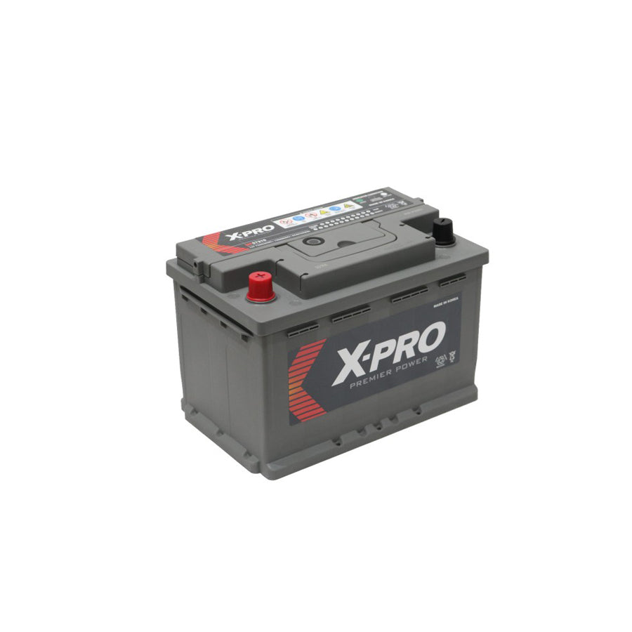 X-Pro 57219 12V 72ah 610CCA Starter battery UK 096R