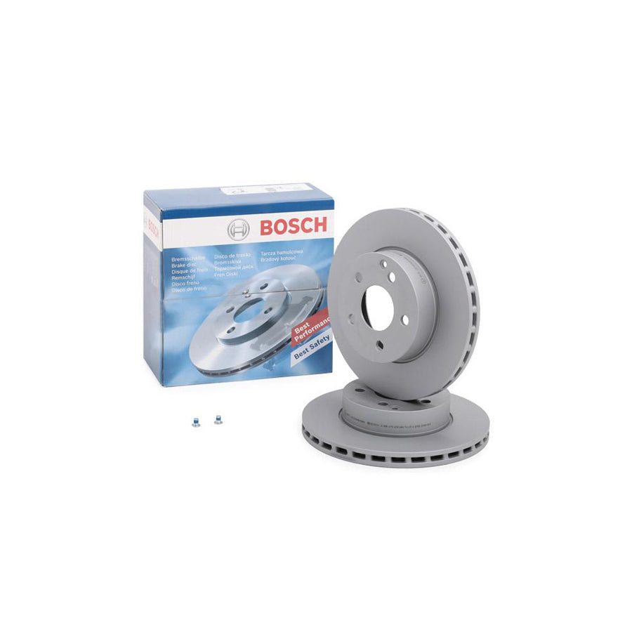 BOSCH 0 986 479 406 Brake Disc suitable for MERCEDES BENZ C Class Vented Coated High carbon with bolts screws