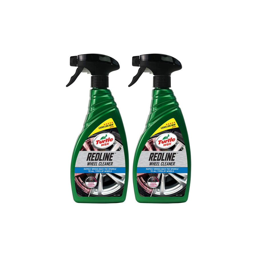 Turtle Wax Redline Car Wheel Cleaner 2 X 500 Ml
