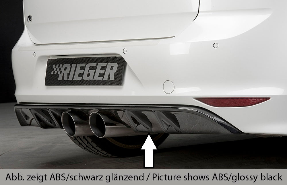 Rieger 00099275 VW Mk7 Golf R Rear Diffuser