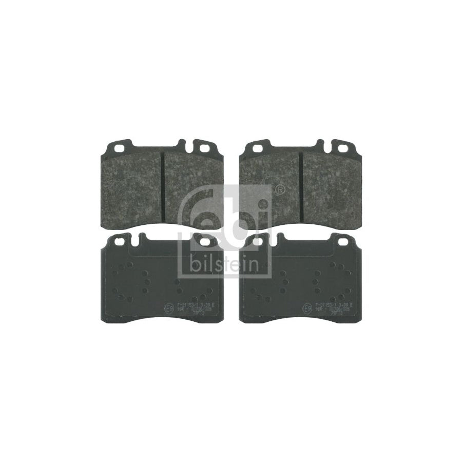 Febi Bilstein 16095 Brake Pad Set Front Axle Prepared For Wear Indicator