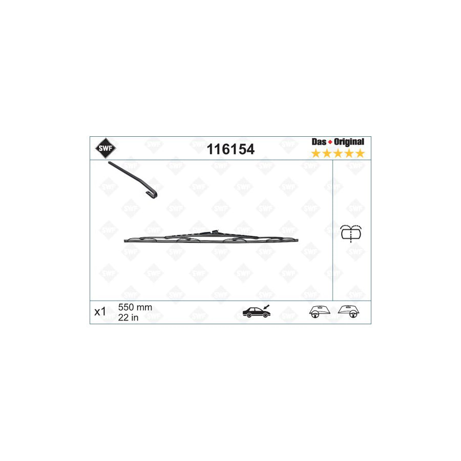 Swf Original 116154 Wiper Blade | Duco Car Parts UK Car Parts