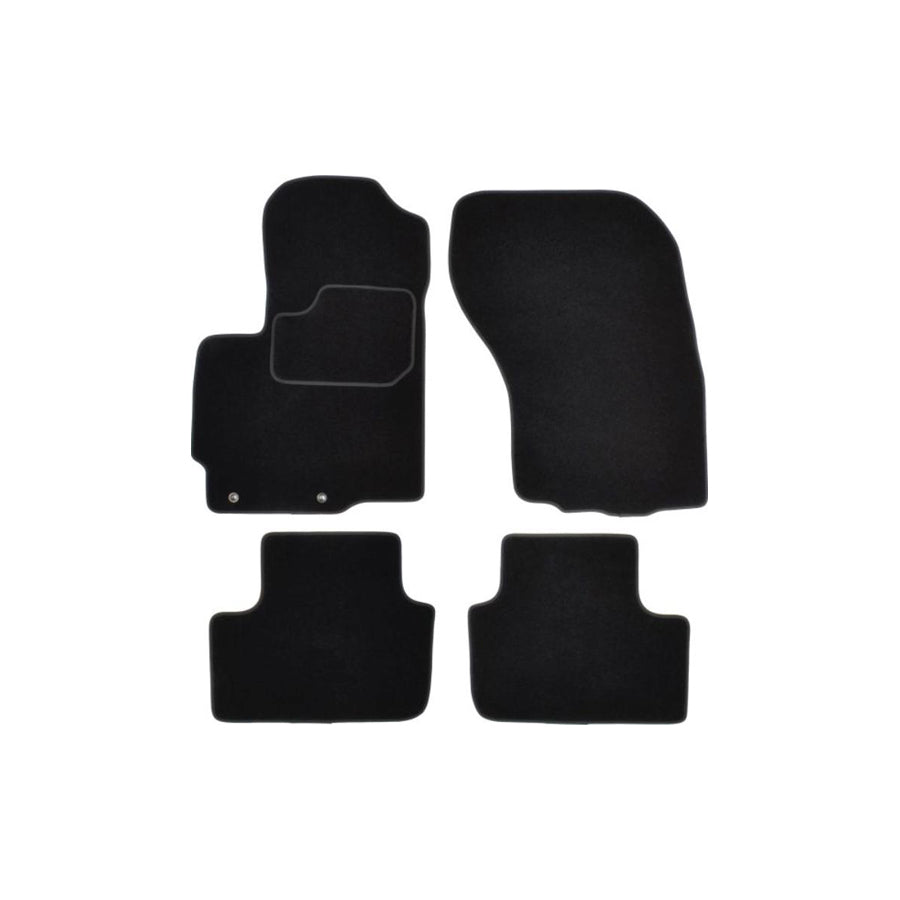 MAMMOOTH A041 MIT15 PRM 01 Floor mat set for MITSUBISHI ASX Off-Road (GA0) Textile, Front and Rear, Quantity: 4, Black