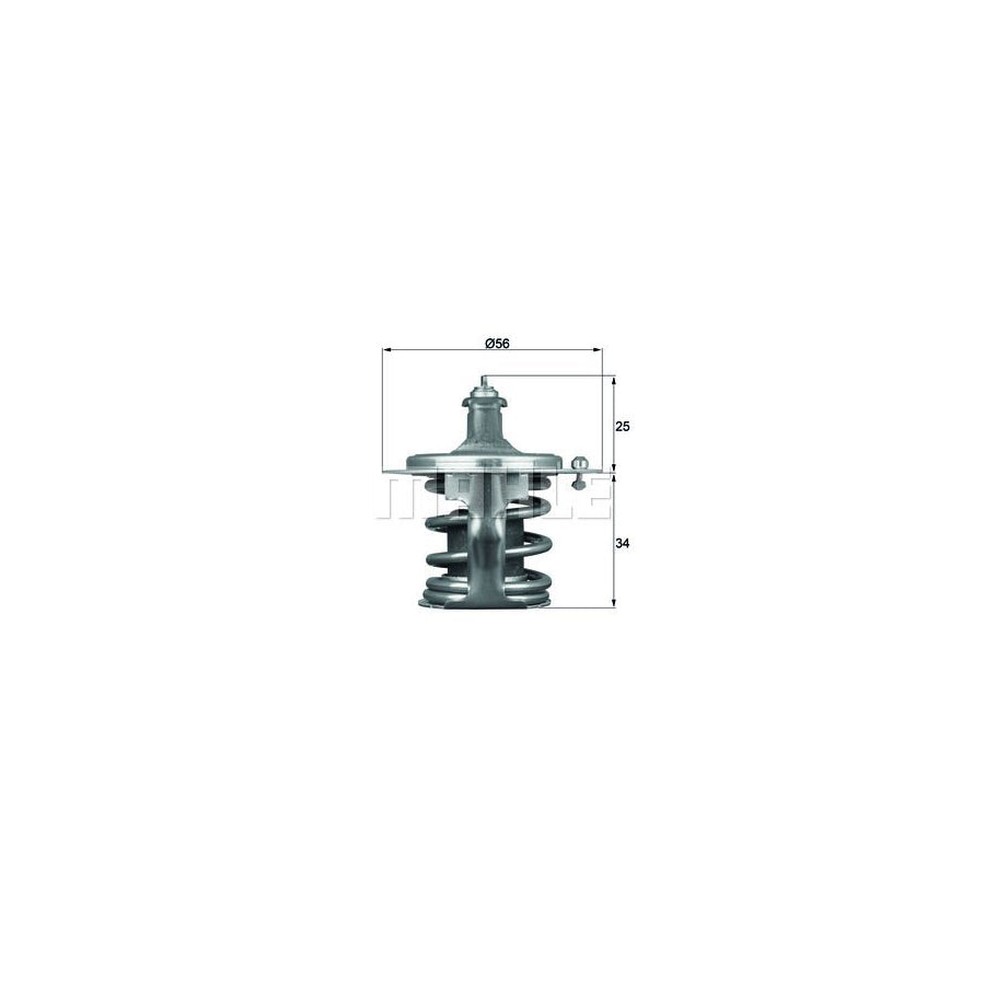 MAHLE ORIGINAL TX 79 78D Engine thermostat Opening Temperature: 78°C, with seal
