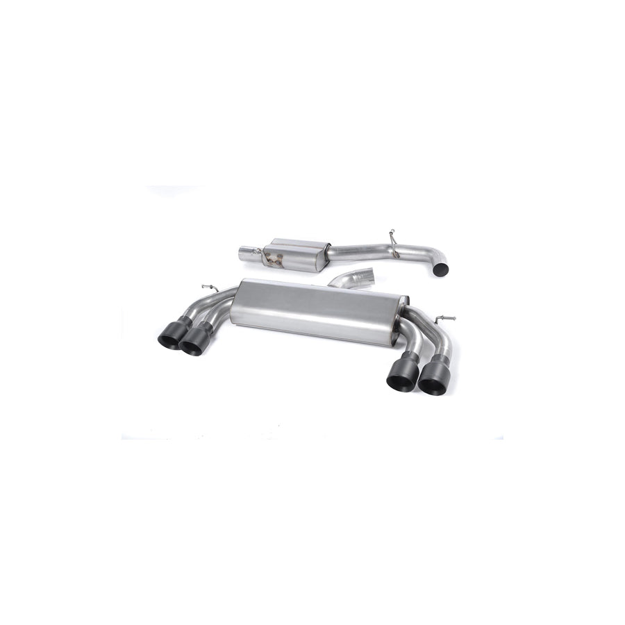 MillTek Audi 8V S3 Resonated Non-Valved Cat-Back Exhaust (Quattro)