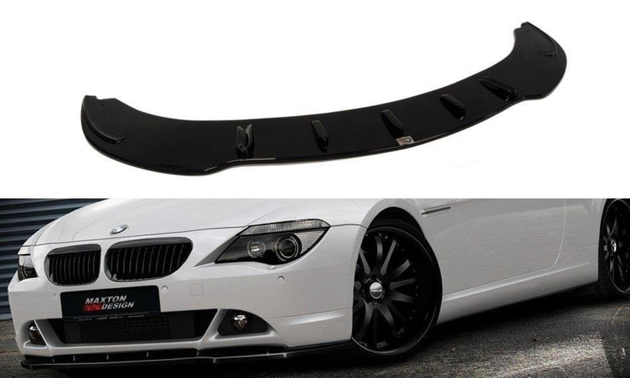 Maxton Design BM-6-63-FD1T Front Splitter V.1 BMW Series 6 E63 / E64 (Pre-Facelift) | Duco Car Parts UK Car Parts