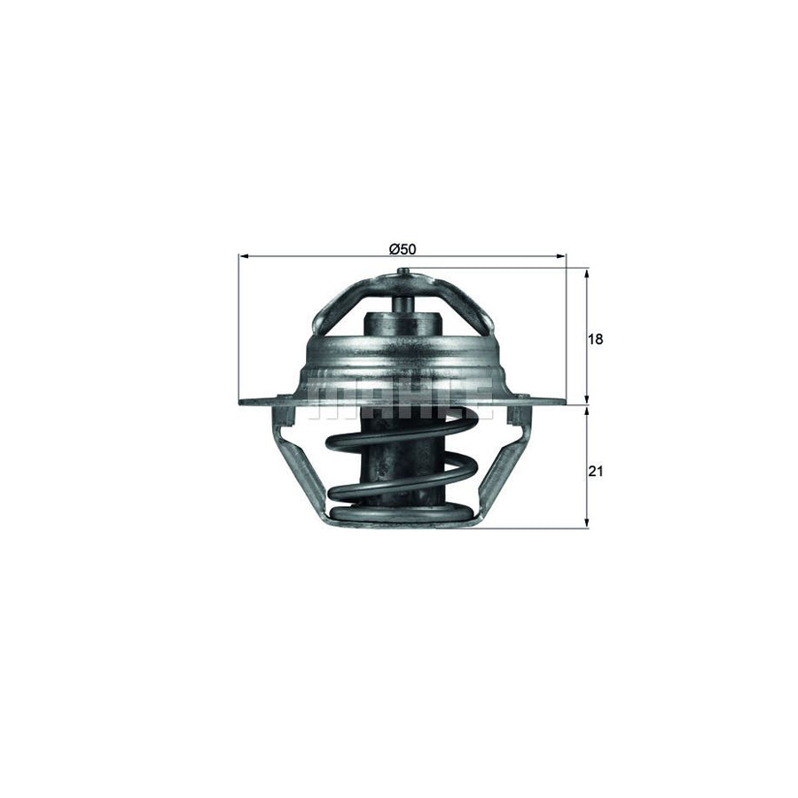 MAHLE ORIGINAL TX 100 89D Engine thermostat Opening Temperature: 89°C, with seal
