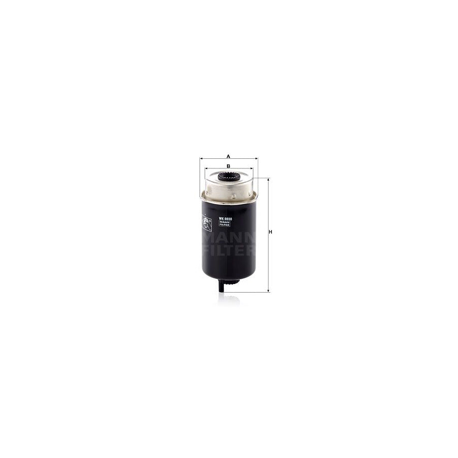 MANN-FILTER WK 8038 Fuel filter for LAND ROVER DEFENDER Spin-on Filter