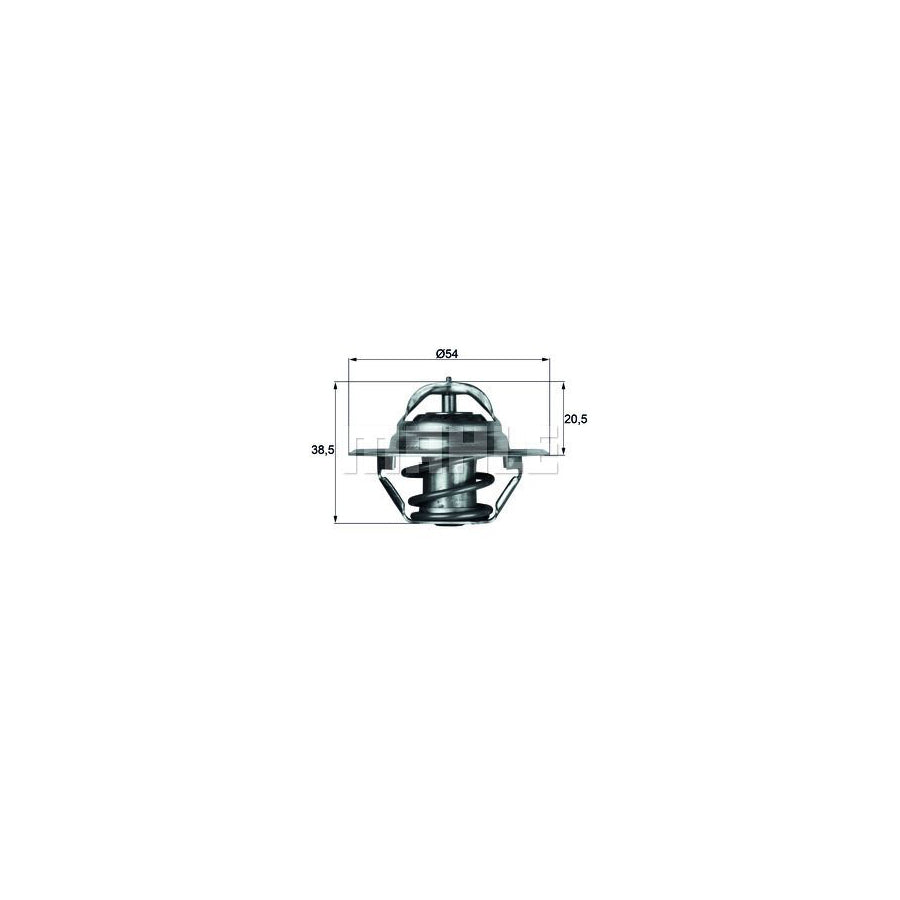 MAHLE ORIGINAL TX 3 79D Engine thermostat suitable for MERCEDES-BENZ SL Convertible (W121) Opening Temperature: 79°C, with seal