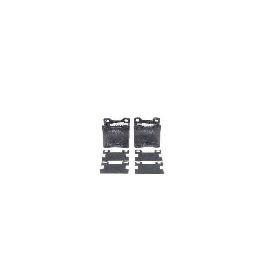 Bosch 0986494000 Brake Pad Set With Integrated Wear Sensor With Anti Squeak Plate BP106