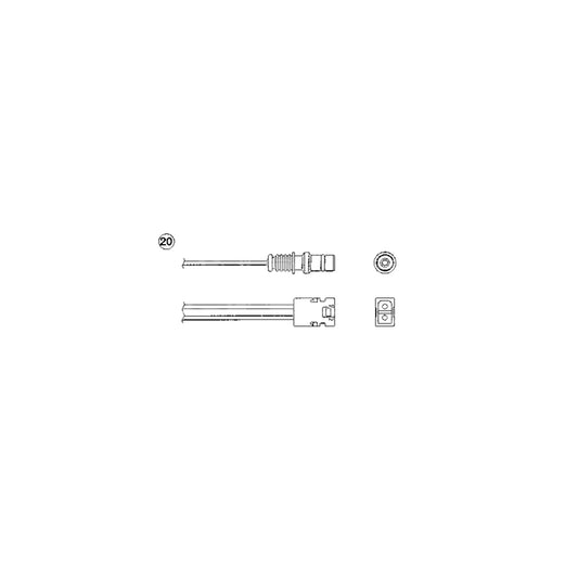 NTK Lambda Sensor / O2 Sensor (NGK 1872) - OZA446-E7