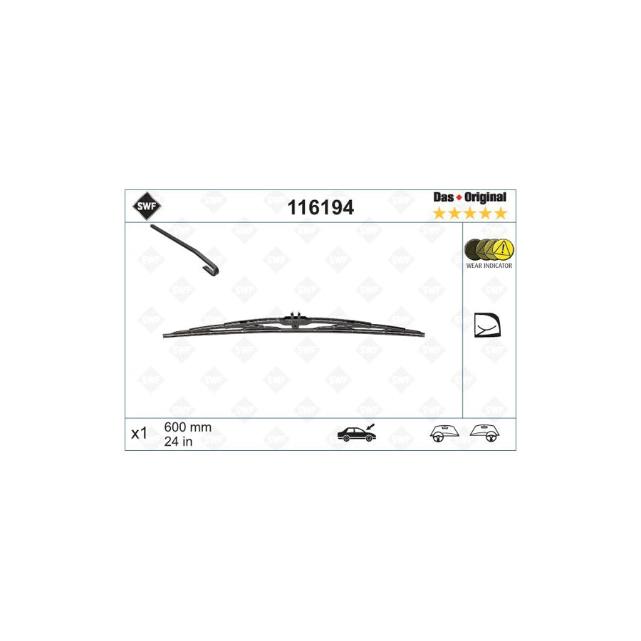 Swf Original 116194 Wiper Blade | Duco Car Parts UK Car Parts
