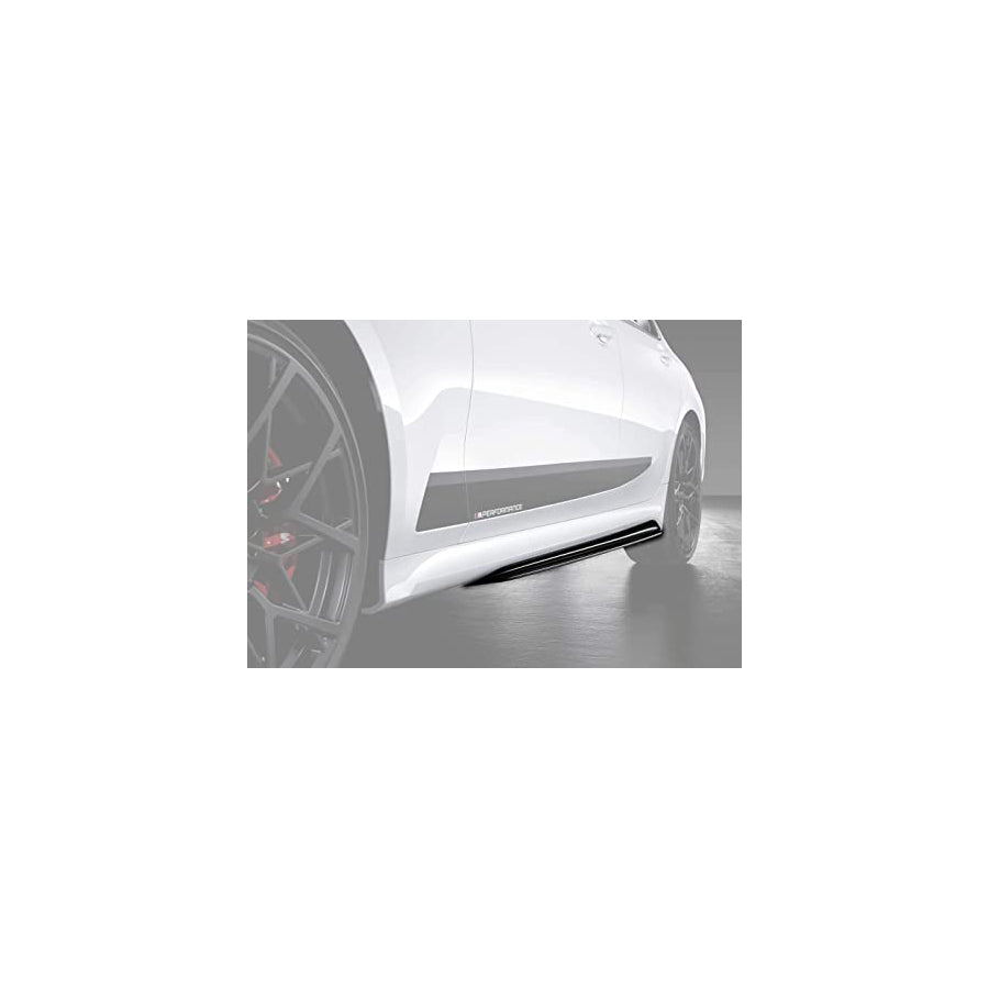 Genuine BMW G20 G21 M Performance Frozen Black Side Skirt Vinyl Decals (Inc. 320i, 330d, 330i & M340ix)