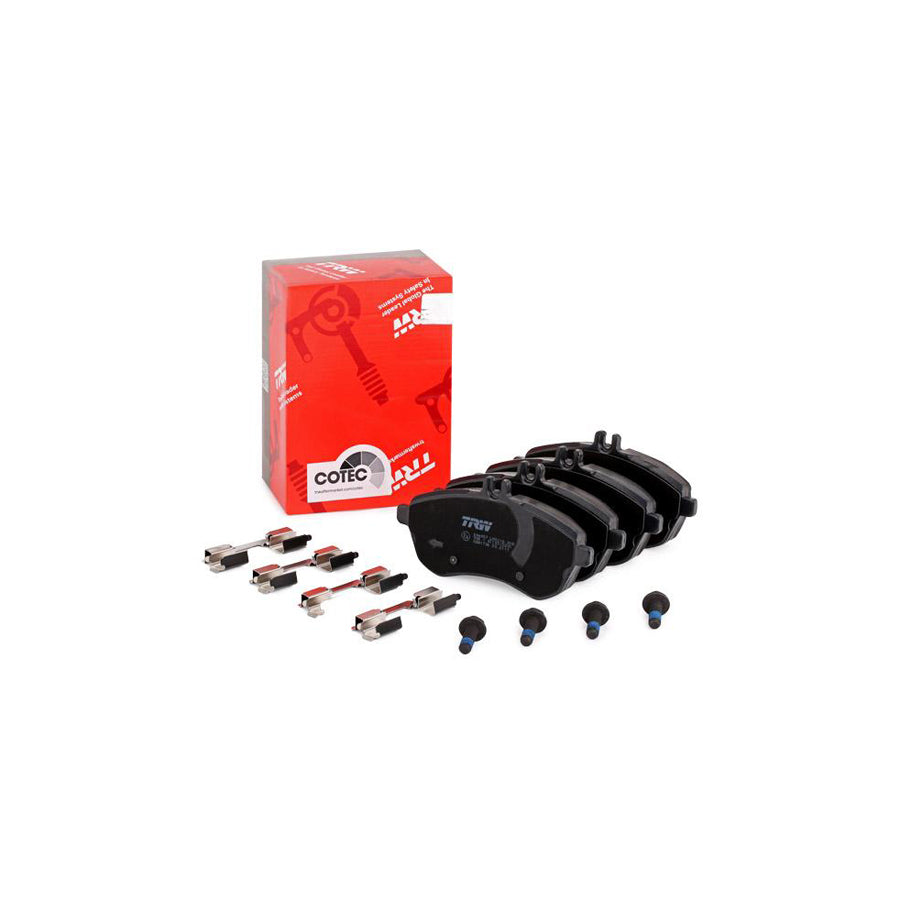 TRW Cotec Gdb1736 Brake Pad Set Prepared For Wear Indicator With Brake Caliper Screws With Accessories