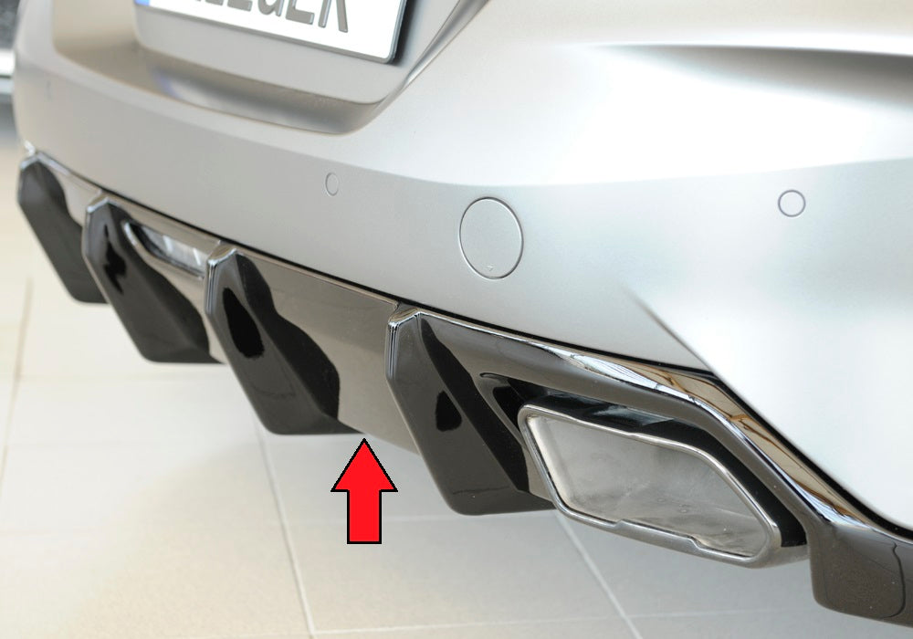 Rieger 00088215 BMW Z4 G4Z/G29 Rear Diffuser for Original Tailpipe Left & RIght - Glossy Black