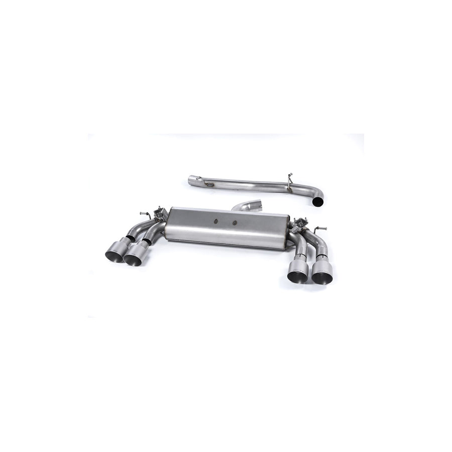 MillTek Audi 8V S3 Non-Resonated Cat-Back Exhaust (Quattro)